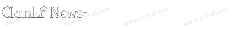 ClanLF News字体转换